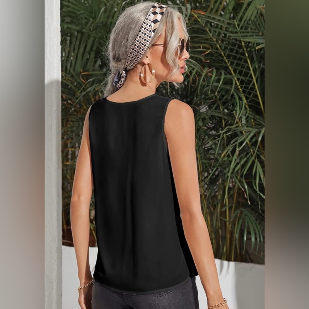 Notations Classic Black Tank Top